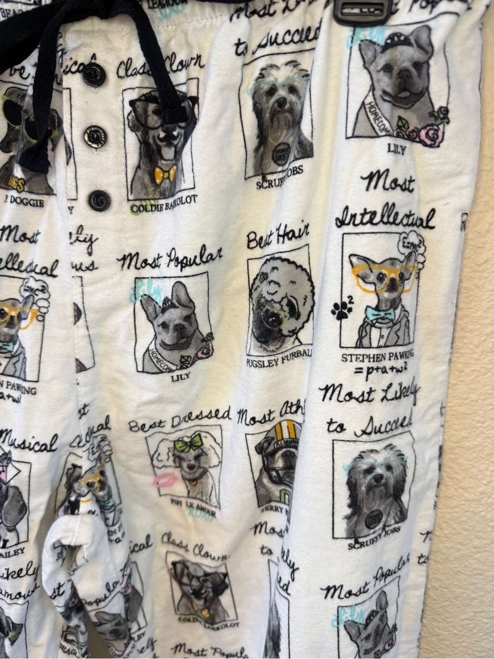 Dog Pajama Pants - PJ Salvage, Size M - Picture 3 of 12